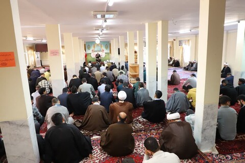 تصاویر/ جلسه اخلاق امام جمعه مرند در مدرسه علمیه ولیعصر(عج) تبریز