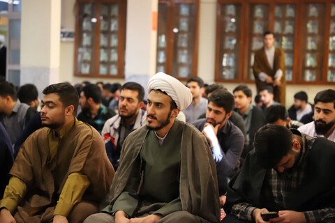 تصاویر/ جلسه اخلاق امام جمعه مرند در مدرسه علمیه ولیعصر(عج) تبریز