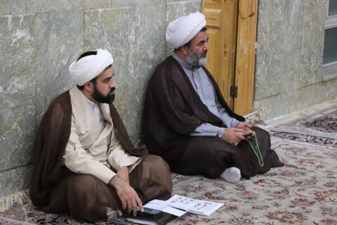 تصاویر/ جلسه اخلاق امام جمعه بناب در حوزه علمیه بناب