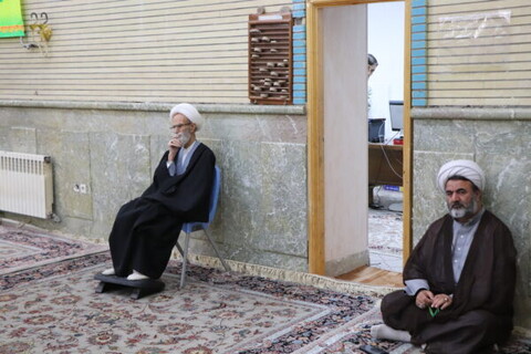 تصاویر/ جلسه اخلاق امام جمعه بناب در حوزه علمیه بناب