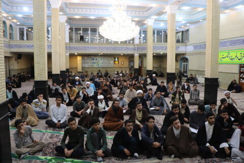 تصاویر/ جلسه اخلاق امام جمعه بناب در حوزه علمیه بناب