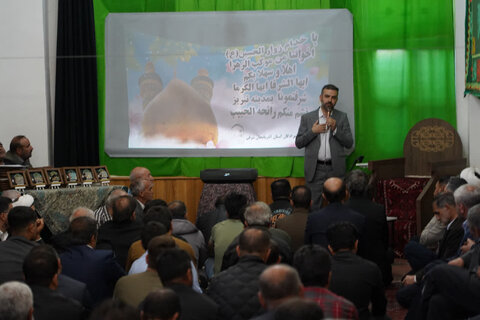 تصاویر/ آیین تجلیل از خادمین موکب آستان مقدس امامزادگان آذربایجان شرقی