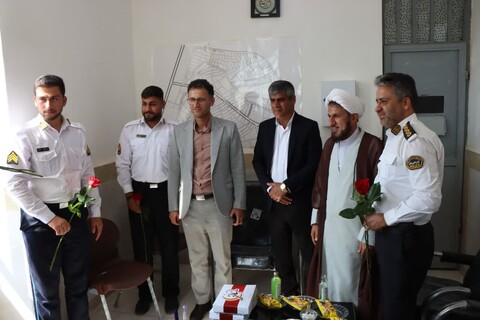 تصاویر/ تقدیر امام جمعه عالیشهر از پلیس راهور