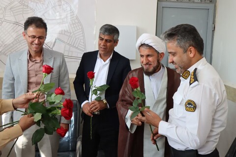 تصاویر/ تقدیر امام جمعه عالیشهر از پلیس راهور