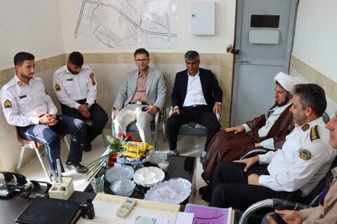 تصاویر/ تقدیر امام جمعه عالیشهر از پلیس راهور