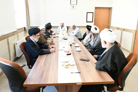 تصاویر/ جلسه شورای نهادهای حوزوی آذربایجان شرقی