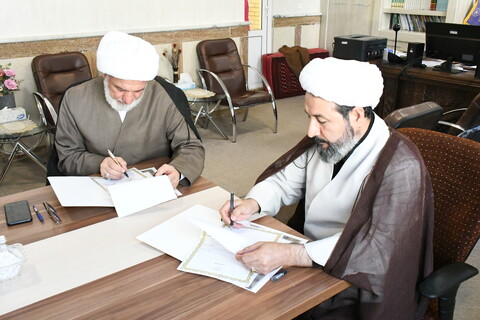 تصاویر/ جلسه شورای نهادهای حوزوی آذربایجان شرقی