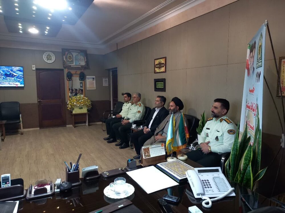 تقدیر امام جمعه بخش برزک از فرمانده انتظامی کاشان