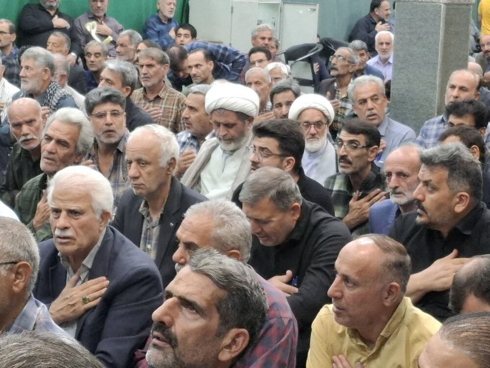 مجلس ترحیم ابوالشهید حاج سید مسلم تکیه در آران و بیدگل برگزار شد