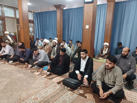 تصاویر/ جلسه اخلاق طلاب مدرسه علمیه نمازی خوی