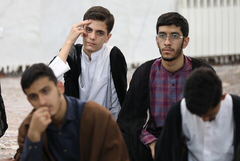 تصاویر/ بازدید آیت الله اعرافی از مدرسه امراللهی قم