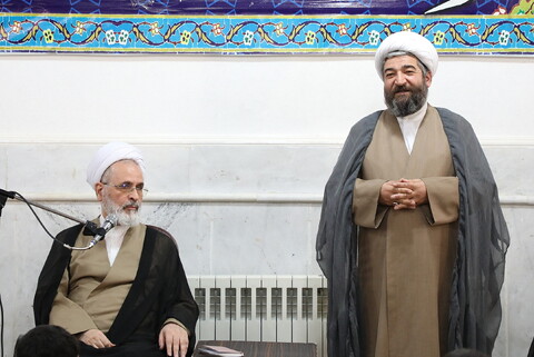 تصاویر/ بازدید آیت الله اعرافی از مدرسه امراللهی قم