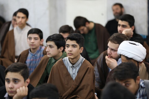 تصاویر/ بازدید آیت الله اعرافی از مدرسه امراللهی قم