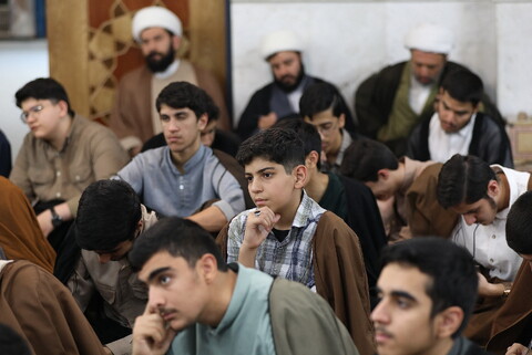 تصاویر/ بازدید آیت الله اعرافی از مدرسه امراللهی قم