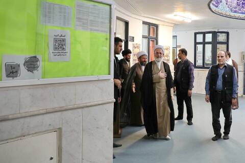 تصاویر/ بازدید آیت الله اعرافی از مدرسه امراللهی قم
