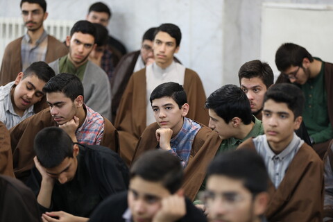 تصاویر/ بازدید آیت الله اعرافی از مدرسه امراللهی قم