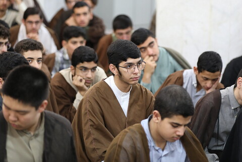 تصاویر/ بازدید آیت الله اعرافی از مدرسه امراللهی قم