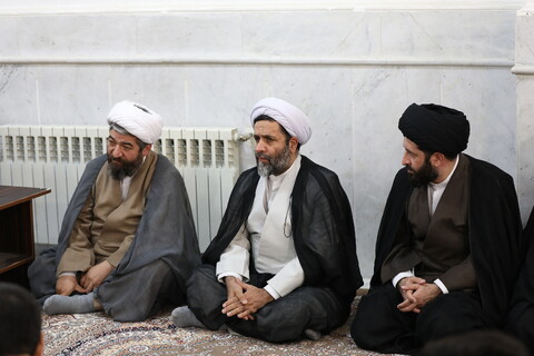 تصاویر/ بازدید آیت الله اعرافی از مدرسه امراللهی قم