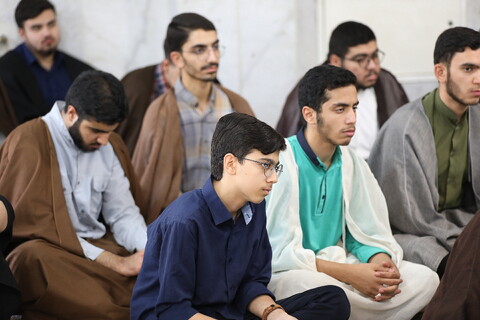 تصاویر/ بازدید آیت الله اعرافی از مدرسه امراللهی قم