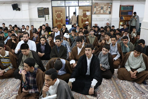 تصاویر/ بازدید آیت الله اعرافی از مدرسه امراللهی قم