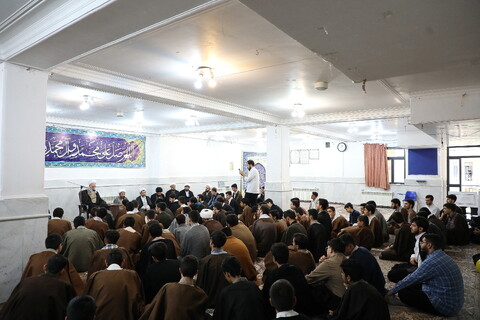 تصاویر/ بازدید آیت الله اعرافی از مدرسه امراللهی قم