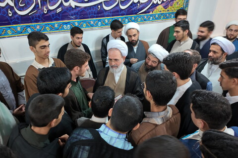 تصاویر/ بازدید آیت الله اعرافی از مدرسه امراللهی قم