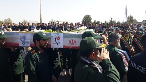 تصاویر/ تشییع پیکر مطهر شهید حجت‌الاسلام ولی زاده در شهرستان باروق