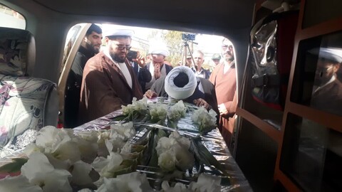 تصاویر/ تشییع پیکر مطهر شهید حجت‌الاسلام ولی زاده در شهرستان باروق