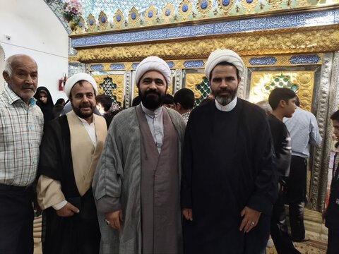 تصاویر/ غبارروبی و عطرافشانی مضجع شریف امام‌زاده عظیم الشأن آقا سید نظام الدین مجتبی علیه‌السلام شهر بخ و گاریزات