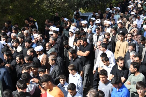 تصاویر/ تشییع روحانی شهید علیرضا ولی زاده در شهرستان باروق -۲