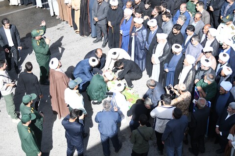 تصاویر/ تشییع روحانی شهید علیرضا ولی زاده در شهرستان باروق -۲