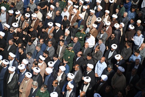 تصاویر/ تشییع روحانی شهید علیرضا ولی زاده در شهرستان باروق -۲