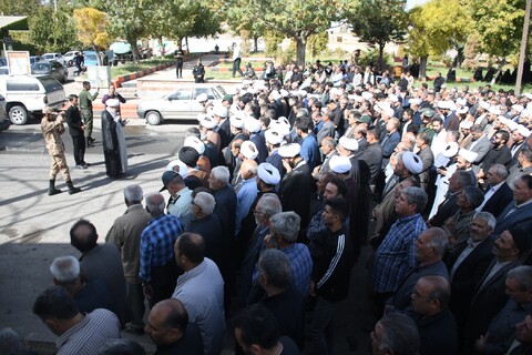 تصاویر/ تشییع روحانی شهید علیرضا ولی زاده در شهرستان باروق -۲