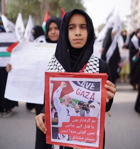 عالمی یومِ طوفان الاقصیٰ؛ تحریکِ بیداری امتِ مصطفیٰ کے تحت کراچی میں عظیم الشان یکجہتی غزہ مارچ