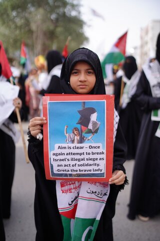 عالمی یومِ طوفان الاقصیٰ؛ تحریکِ بیداری امتِ مصطفیٰ کے تحت کراچی میں عظیم الشان یکجہتی غزہ مارچ