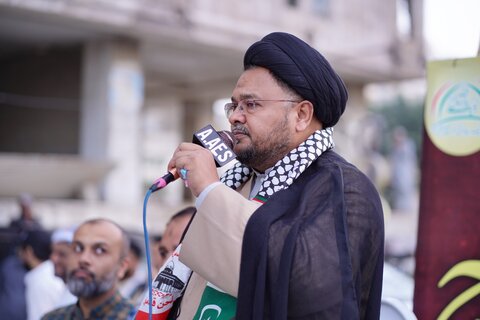 عالمی یومِ طوفان الاقصیٰ؛ تحریکِ بیداری امتِ مصطفیٰ کے تحت کراچی میں عظیم الشان یکجہتی غزہ مارچ