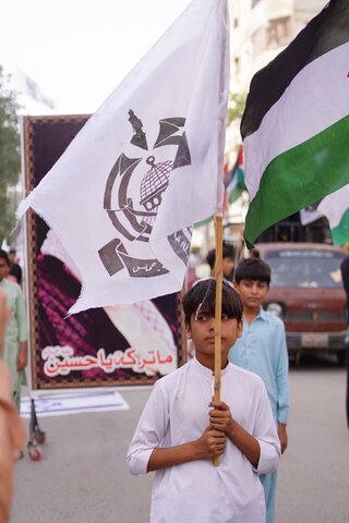 عالمی یومِ طوفان الاقصیٰ کے موقع پر تحریکِ بیداری امتِ مصطفیٰ کے تحت کراچی میں عظیم الشان یکجہتی غزہ مارچ