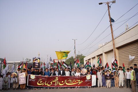 عالمی یومِ طوفان الاقصیٰ کے موقع پر تحریکِ بیداری امتِ مصطفیٰ کے تحت کراچی میں عظیم الشان یکجہتی غزہ مارچ