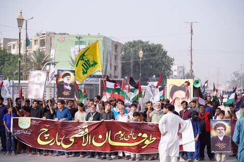 عالمی یومِ طوفان الاقصیٰ کے موقع پر تحریکِ بیداری امتِ مصطفیٰ کے تحت کراچی میں عظیم الشان یکجہتی غزہ مارچ