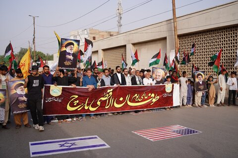 عالمی یومِ طوفان الاقصیٰ کے موقع پر تحریکِ بیداری امتِ مصطفیٰ کے تحت کراچی میں عظیم الشان یکجہتی غزہ مارچ