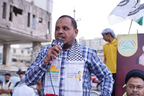 عالمی یومِ طوفان الاقصیٰ کے موقع پر تحریکِ بیداری امتِ مصطفیٰ کے تحت کراچی میں عظیم الشان یکجہتی غزہ مارچ