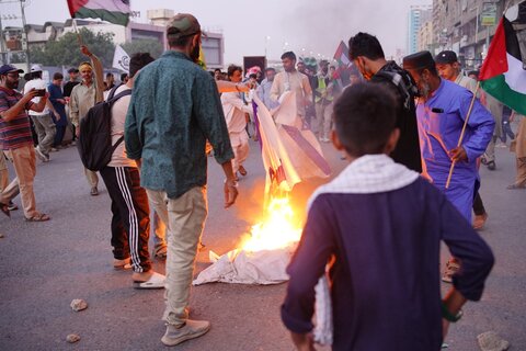 عالمی یومِ طوفان الاقصیٰ کے موقع پر تحریکِ بیداری امتِ مصطفیٰ کے تحت کراچی میں عظیم الشان یکجہتی غزہ مارچ