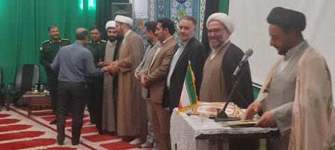 مراسم تکریم و معارفه مدیران سابق و جدید مدرسه علمیه نورآباد