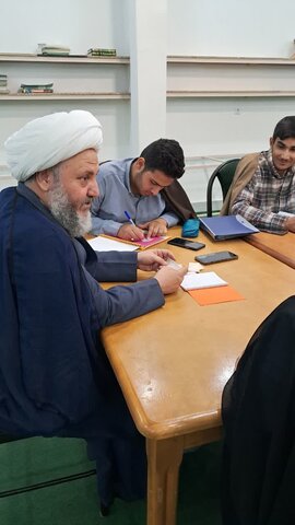تصاویر/ نشست کانون‌های علمی مدرسه علمیه امیرالمؤمنین(ع) آران و بیدگل