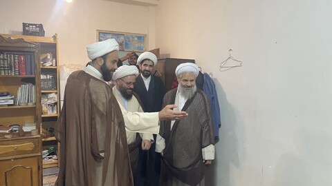 تصاویر/ جلسه اخلاق امام جمعه مراغه در مدرسه علمیه امام حسین(ع)مراغه