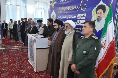 تصاویر/ آیین تکریم و معارفه امام جمعه بخش یامچی