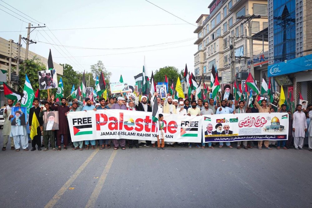 عالمی یومِ طوفان الاقصیٰ؛ تحریکِ بیداری امتِ مصطفیٰ کے تحت ملک گیر یکجہتی غزہ مارچ: مزاحمتی محاذ نے نہ صرف عسکری، بلکہ فکری و سیاسی سطح پر بھی دشمن کو شکست سے دو چار کیا، علامہ جواد نقوی