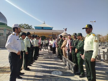 مراسم غبارروبی گلزار شهدای شهرستان بهار برگزار شد+تصاویر