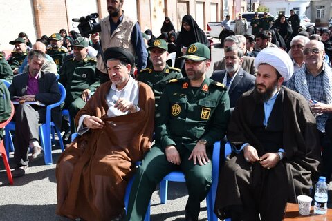 تصاویر/ افتتاح نمایشگاه‌ پایگاه های اسوه سپاه خوی