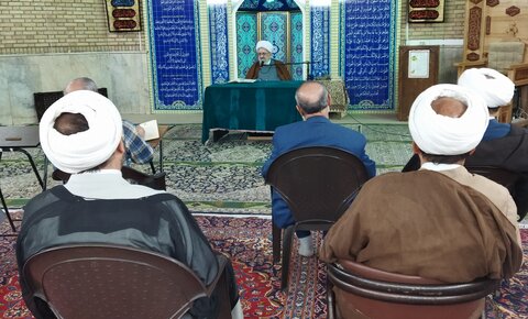 تصاویر/ درس خارج فقه آیت الله سیفی آملی در شهرک اکباتان برگزار شد